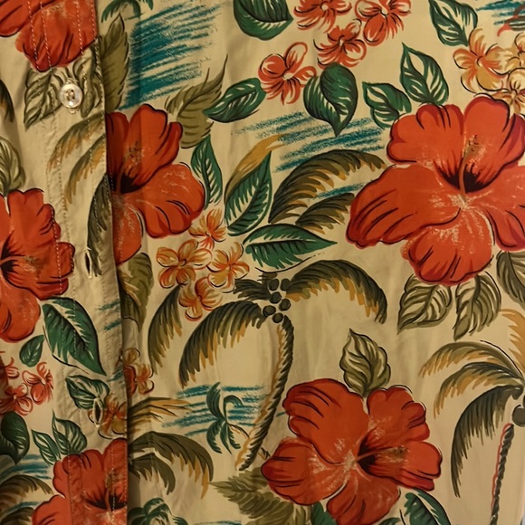 VTG Solutions New York Hawaiian Top/Blouse/Shirt Size XL vacay tropical resort - Picture 3 of 10